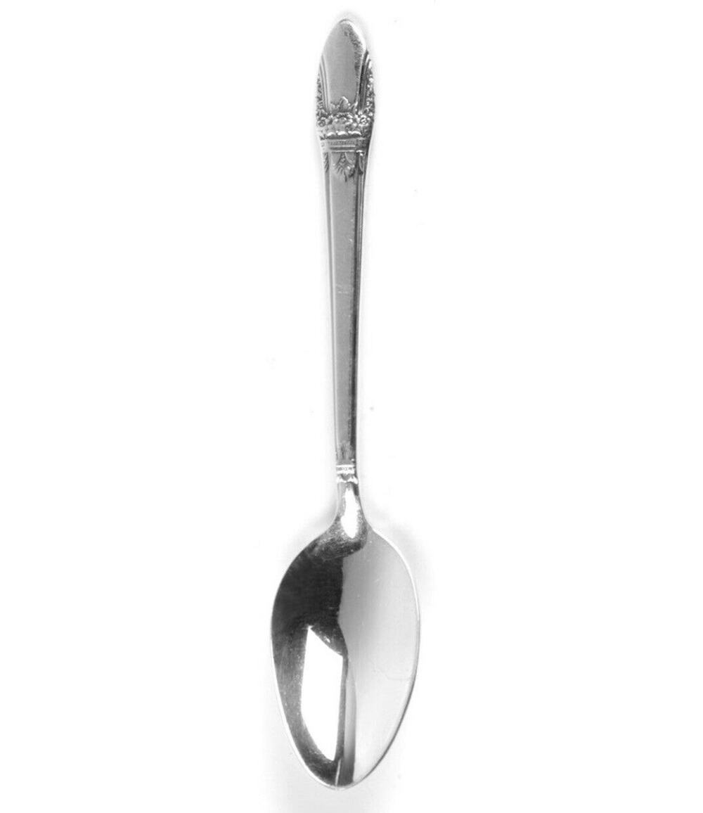 Vintage Silverplated Flatware Rogers First Love Teaspoons Set of 4 Art Deco 1937